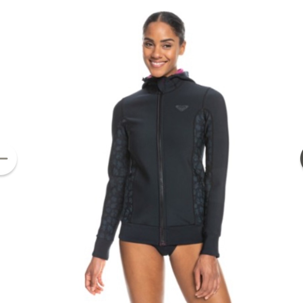 NWT Roxy 1.0 mm Swell Paddle Hood Jacket sz 8